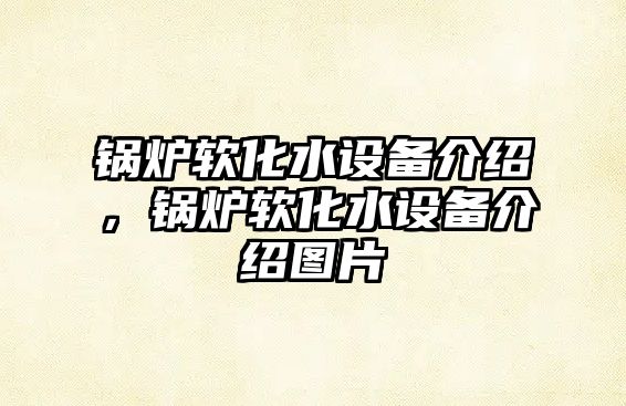 鍋爐軟化水設(shè)備介紹，鍋爐軟化水設(shè)備介紹圖片