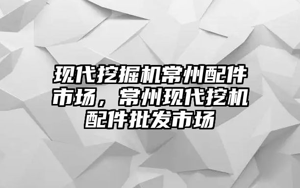 現(xiàn)代挖掘機常州配件市場，常州現(xiàn)代挖機配件批發(fā)市場