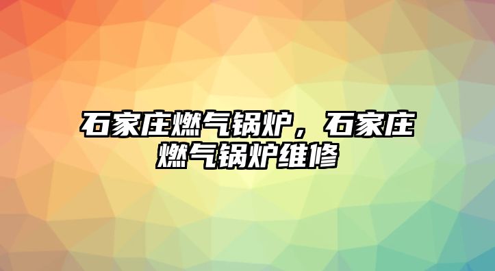 石家莊燃氣鍋爐，石家莊燃氣鍋爐維修