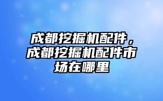 成都挖掘機配件，成都挖掘機配件市場在哪里