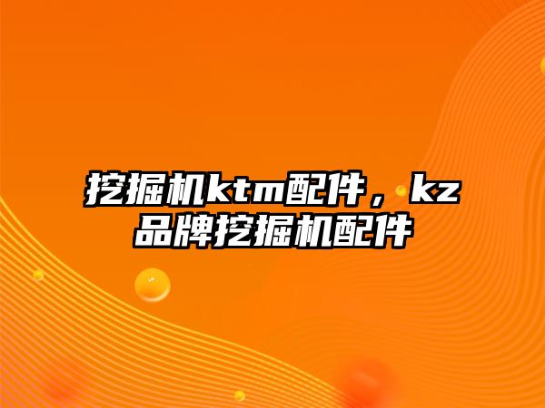 挖掘機ktm配件，kz品牌挖掘機配件