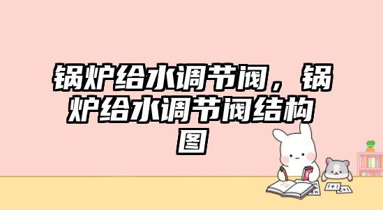 鍋爐給水調(diào)節(jié)閥，鍋爐給水調(diào)節(jié)閥結(jié)構(gòu)圖