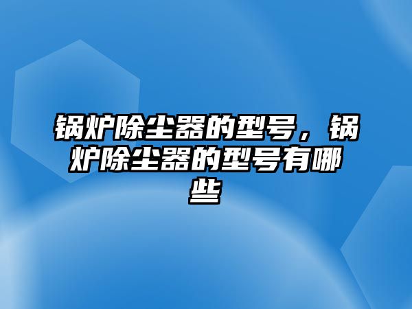 鍋爐除塵器的型號，鍋爐除塵器的型號有哪些