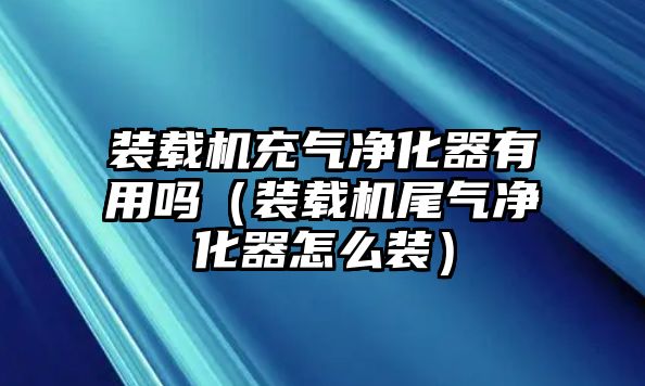 裝載機(jī)充氣凈化器有用嗎（裝載機(jī)尾氣凈化器怎么裝）