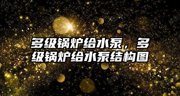 多級鍋爐給水泵，多級鍋爐給水泵結構圖