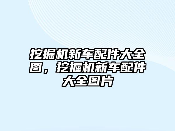 挖掘機新車配件大全圖，挖掘機新車配件大全圖片