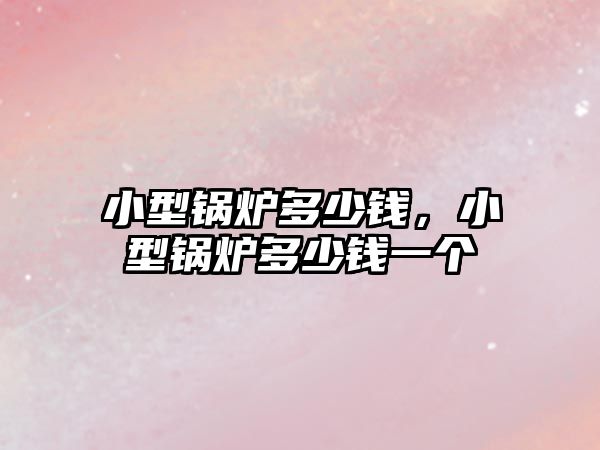 小型鍋爐多少錢，小型鍋爐多少錢一個(gè)