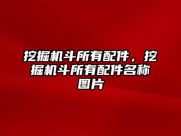 挖掘機(jī)斗所有配件，挖掘機(jī)斗所有配件名稱圖片