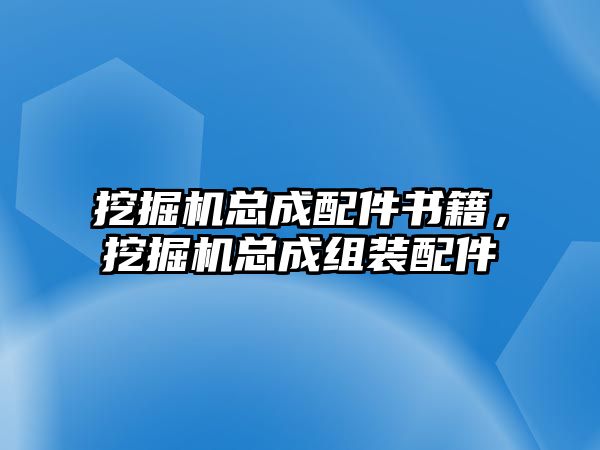 挖掘機(jī)總成配件書籍，挖掘機(jī)總成組裝配件