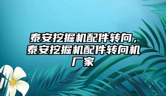 泰安挖掘機配件轉(zhuǎn)向，泰安挖掘機配件轉(zhuǎn)向機廠家