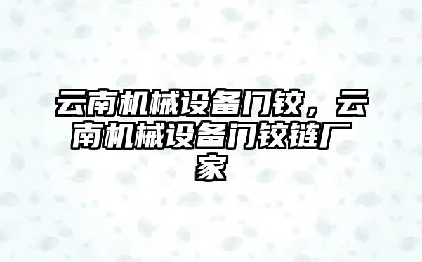 云南機械設(shè)備門鉸，云南機械設(shè)備門鉸鏈廠家