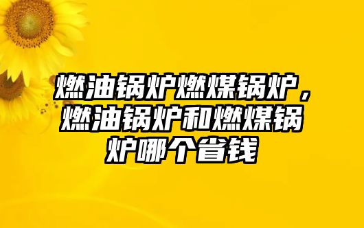 燃油鍋爐燃煤鍋爐，燃油鍋爐和燃煤鍋爐哪個省錢