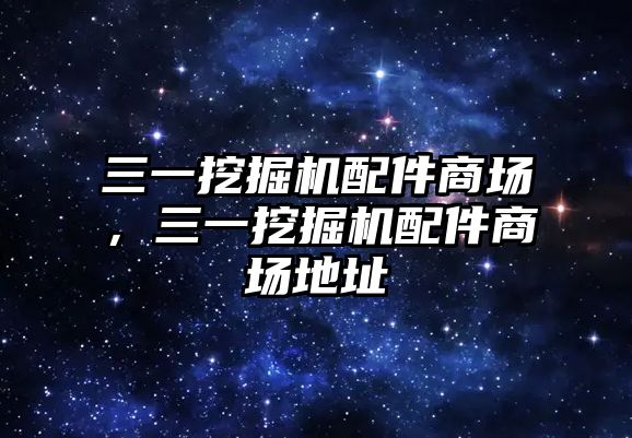 三一挖掘機(jī)配件商場，三一挖掘機(jī)配件商場地址