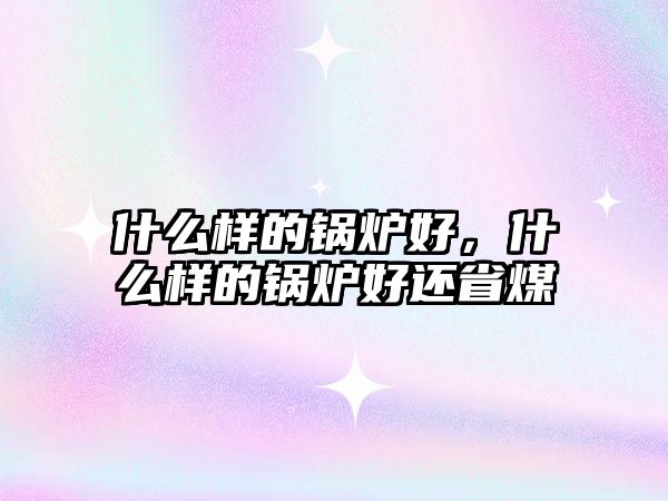 什么樣的鍋爐好，什么樣的鍋爐好還省煤