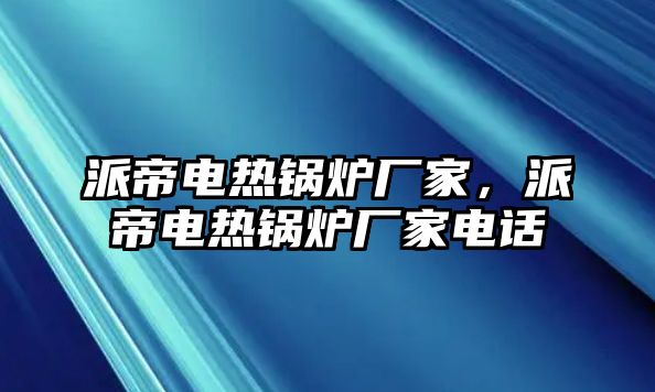 派帝電熱鍋爐廠家，派帝電熱鍋爐廠家電話(huà)