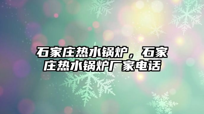 石家莊熱水鍋爐，石家莊熱水鍋爐廠家電話