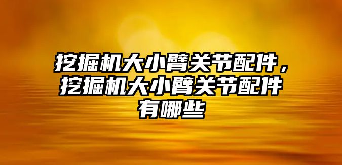 挖掘機大小臂關節(jié)配件，挖掘機大小臂關節(jié)配件有哪些