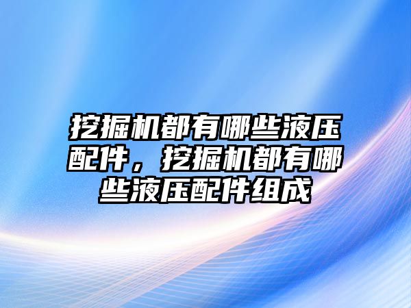 挖掘機(jī)都有哪些液壓配件，挖掘機(jī)都有哪些液壓配件組成