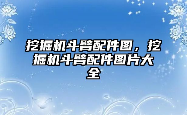 挖掘機(jī)斗臂配件圖，挖掘機(jī)斗臂配件圖片大全