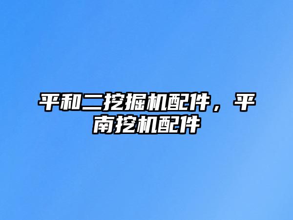 平和二挖掘機(jī)配件，平南挖機(jī)配件