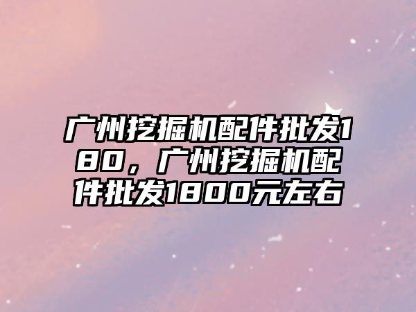 廣州挖掘機配件批發(fā)180，廣州挖掘機配件批發(fā)1800元左右