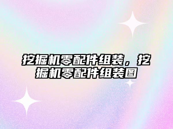 挖掘機零配件組裝，挖掘機零配件組裝圖