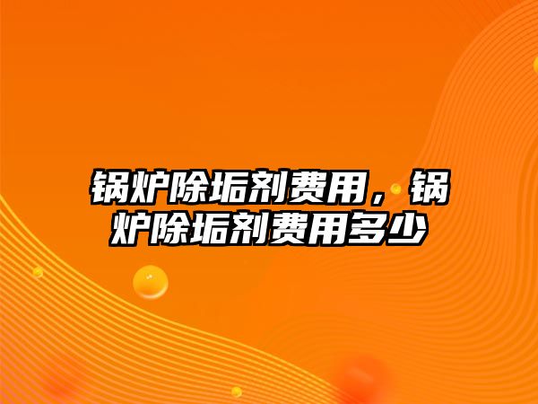 鍋爐除垢劑費(fèi)用，鍋爐除垢劑費(fèi)用多少