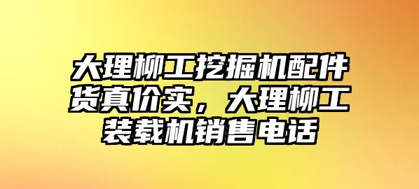 大理柳工挖掘機(jī)配件貨真價(jià)實(shí)，大理柳工裝載機(jī)銷售電話