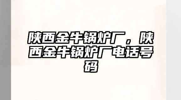 陜西金牛鍋爐廠，陜西金牛鍋爐廠電話號碼