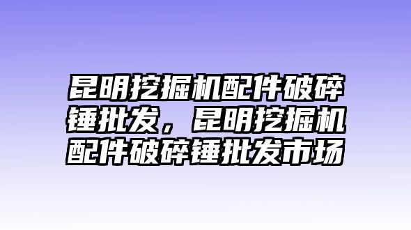 昆明挖掘機配件破碎錘批發(fā)，昆明挖掘機配件破碎錘批發(fā)市場