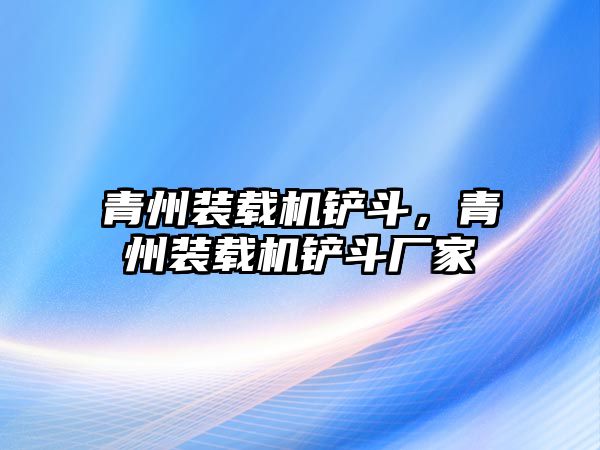 青州裝載機(jī)鏟斗，青州裝載機(jī)鏟斗廠家