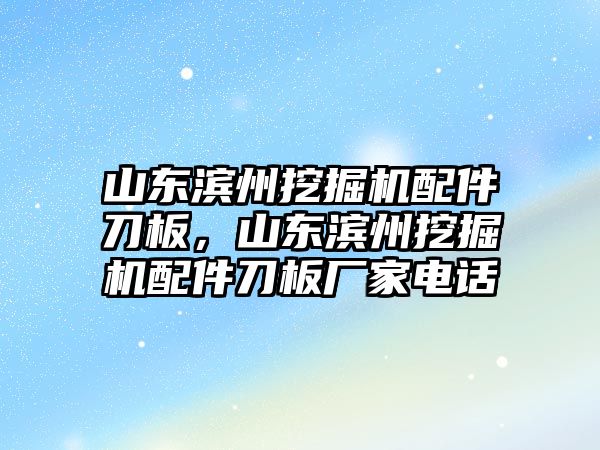 山東濱州挖掘機(jī)配件刀板，山東濱州挖掘機(jī)配件刀板廠家電話