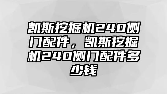 凱斯挖掘機240側(cè)門配件，凱斯挖掘機240側(cè)門配件多少錢