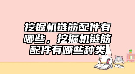 挖掘機(jī)鏈筋配件有哪些，挖掘機(jī)鏈筋配件有哪些種類