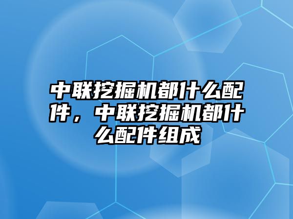 中聯(lián)挖掘機(jī)都什么配件，中聯(lián)挖掘機(jī)都什么配件組成