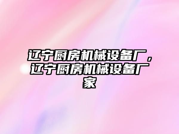 遼寧廚房機械設(shè)備廠，遼寧廚房機械設(shè)備廠家