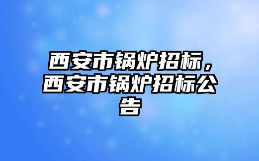 西安市鍋爐招標，西安市鍋爐招標公告