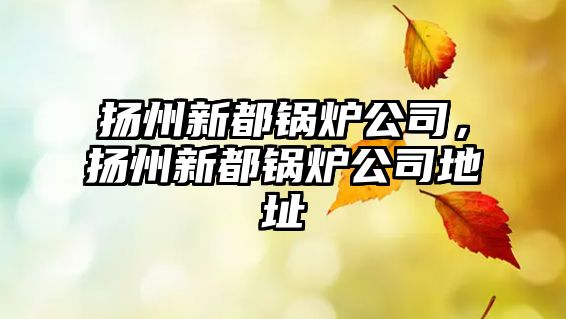 揚(yáng)州新都鍋爐公司，揚(yáng)州新都鍋爐公司地址