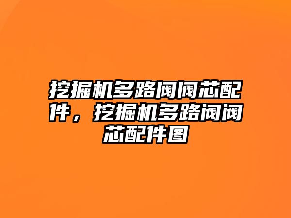 挖掘機(jī)多路閥閥芯配件，挖掘機(jī)多路閥閥芯配件圖