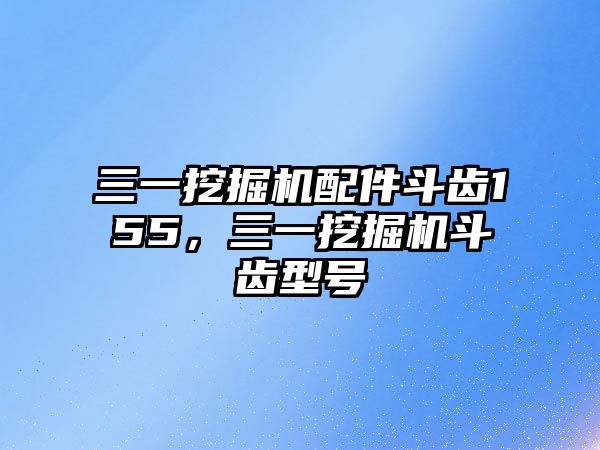 三一挖掘機配件斗齒155，三一挖掘機斗齒型號