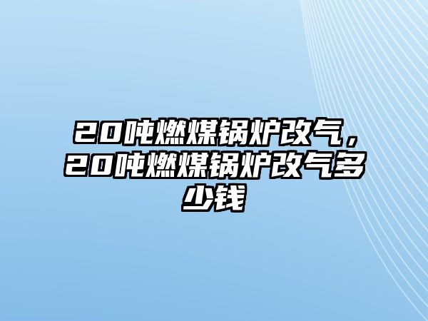 20噸燃煤鍋爐改氣，20噸燃煤鍋爐改氣多少錢