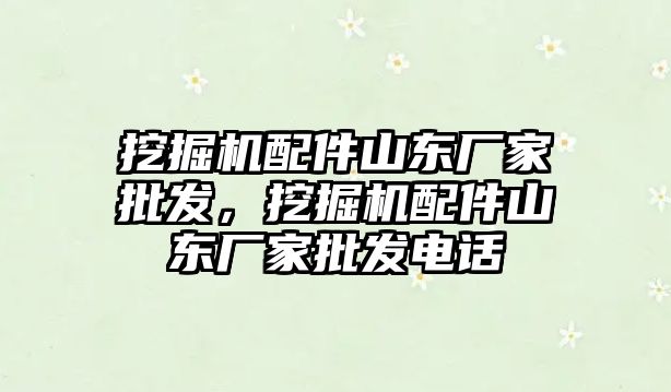 挖掘機配件山東廠家批發(fā)，挖掘機配件山東廠家批發(fā)電話