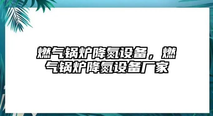 燃?xì)忮仩t降氮設(shè)備，燃?xì)忮仩t降氮設(shè)備廠家