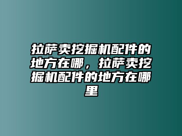 拉薩賣挖掘機(jī)配件的地方在哪，拉薩賣挖掘機(jī)配件的地方在哪里