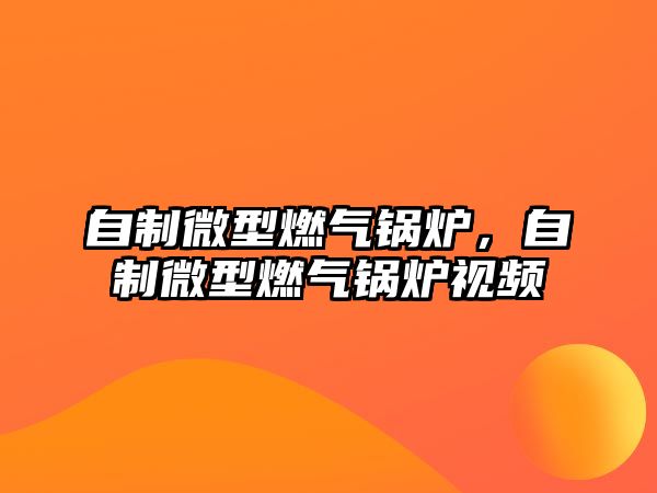 自制微型燃氣鍋爐，自制微型燃氣鍋爐視頻