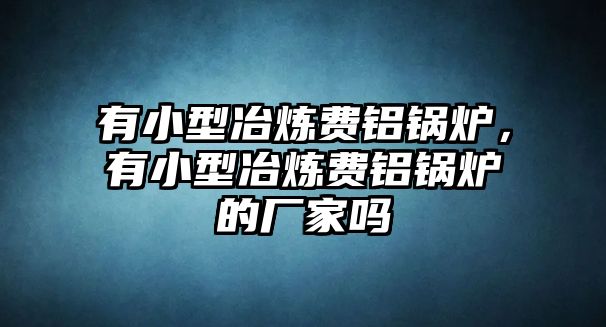 有小型冶煉費(fèi)鋁鍋爐，有小型冶煉費(fèi)鋁鍋爐的廠家嗎