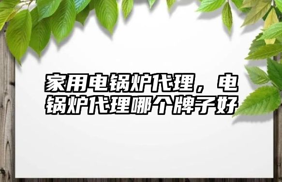 家用電鍋爐代理，電鍋爐代理哪個(gè)牌子好