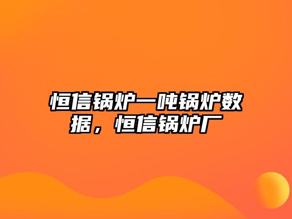 恒信鍋爐一噸鍋爐數(shù)據(jù)，恒信鍋爐廠