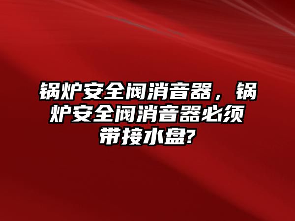 鍋爐安全閥消音器，鍋爐安全閥消音器必須帶接水盤?