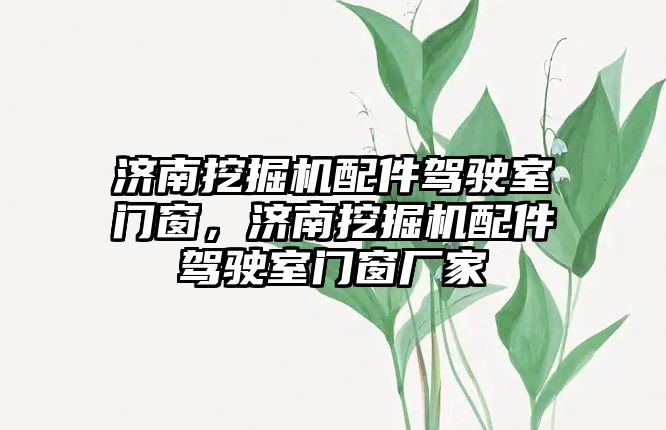 濟南挖掘機配件駕駛室門窗，濟南挖掘機配件駕駛室門窗廠家